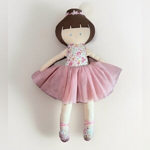 Alimrose Baby Ballerina 25cm 9.5 In. Garden Doll Dancer Flowers Plush